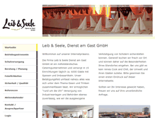 Tablet Screenshot of leib-und-seele-catering.de